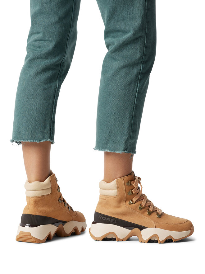 Sorel Schnürstiefeletten Sorel Kinetic™ Impact Conquest Wp Braun