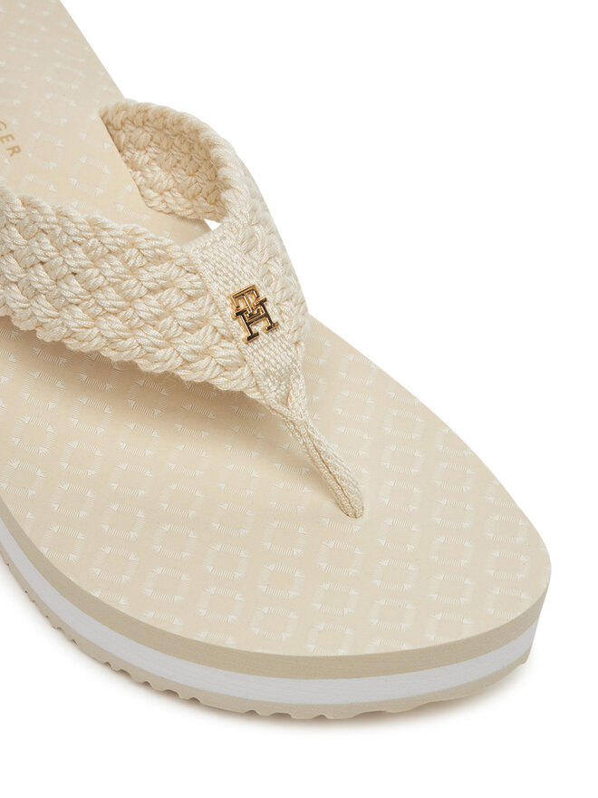 Tommy Hilfiger Zehentrenner Tommy Hilfiger FW0FW08737 Beige