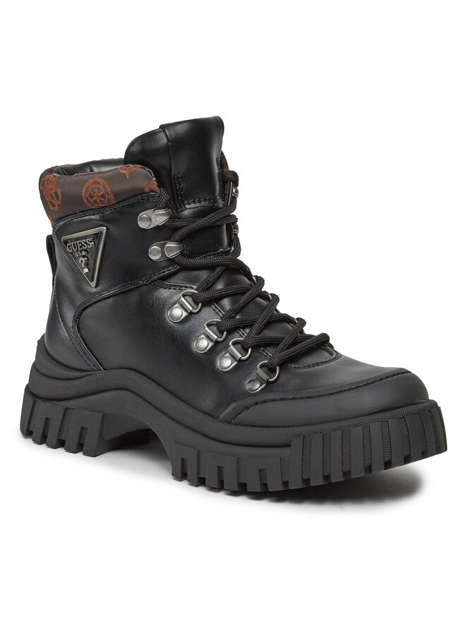 Guess Botine Guess Lofira FL8LOF ELE12 Negru