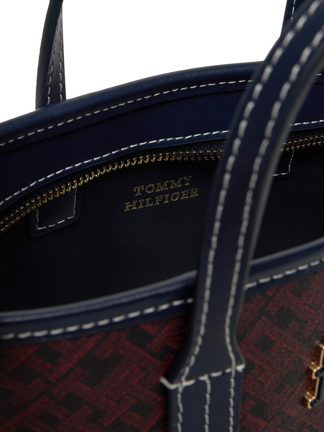 Tommy Hilfiger Τσάντα Tommy Hilfiger Th Monoplay Le Nano Tote AW0AW17717 Σκούρο μπλε