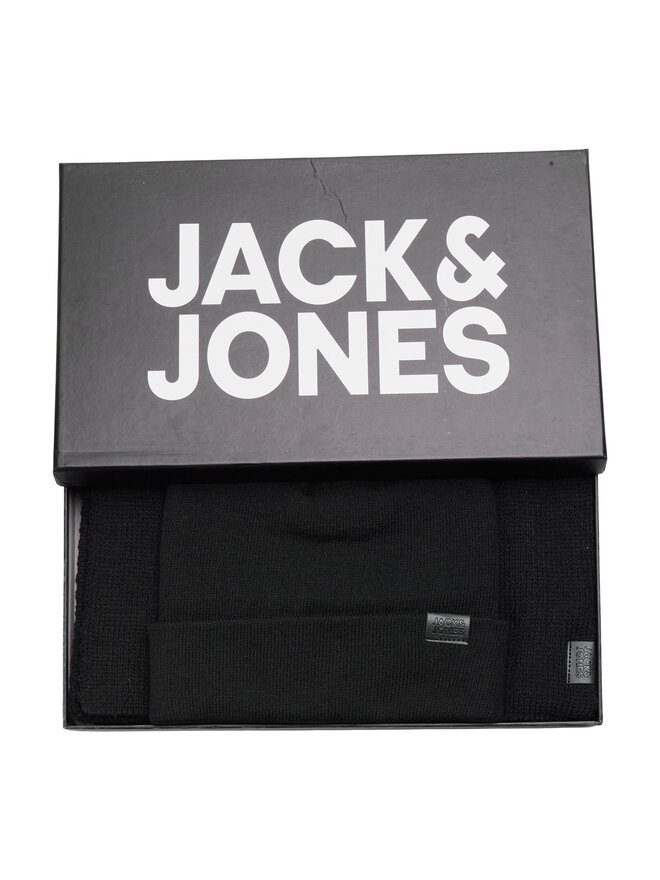 Jack&Jones Набір Шарф і Шапка Jack&Jones 12163827 Чорний
