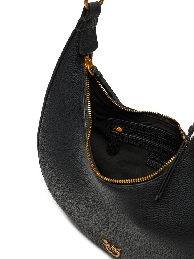PINKO Kabelka PINKO Brioche Hobo Classic AI 24-25 PLTT 101526 A29Q Černá