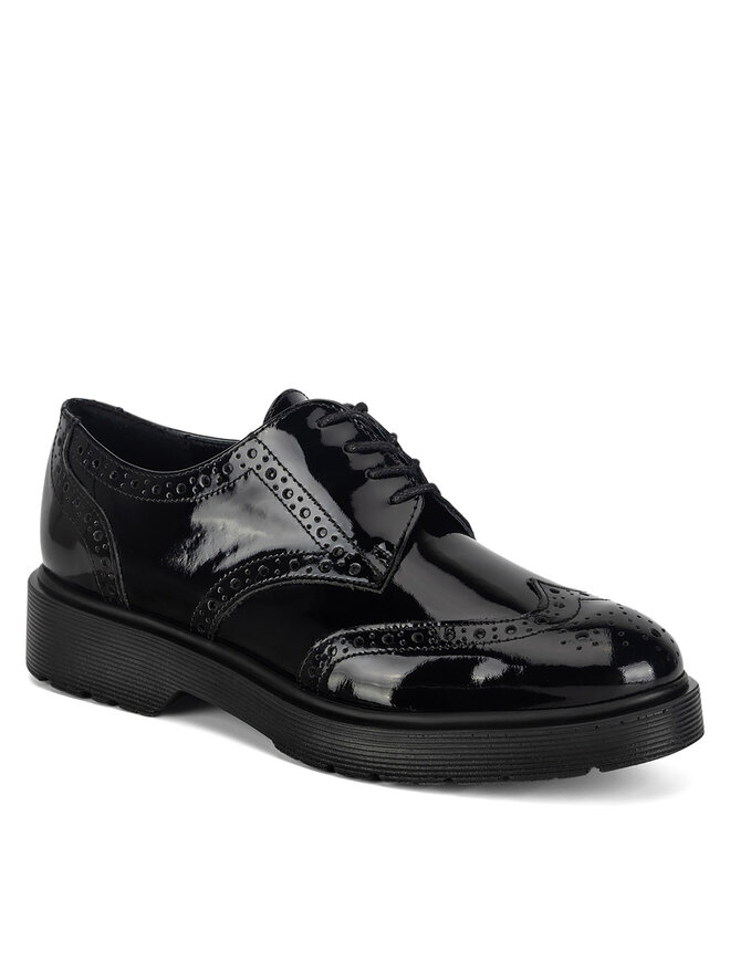GINO ROSSI Oxford Schuhe Gino Rossi BELLA-124-25900W Schwarz