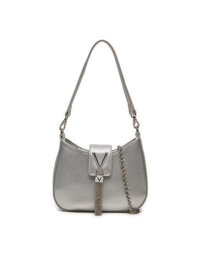 Valentino Ročna torba Valentino Divina VBS1R417G Srebrna
