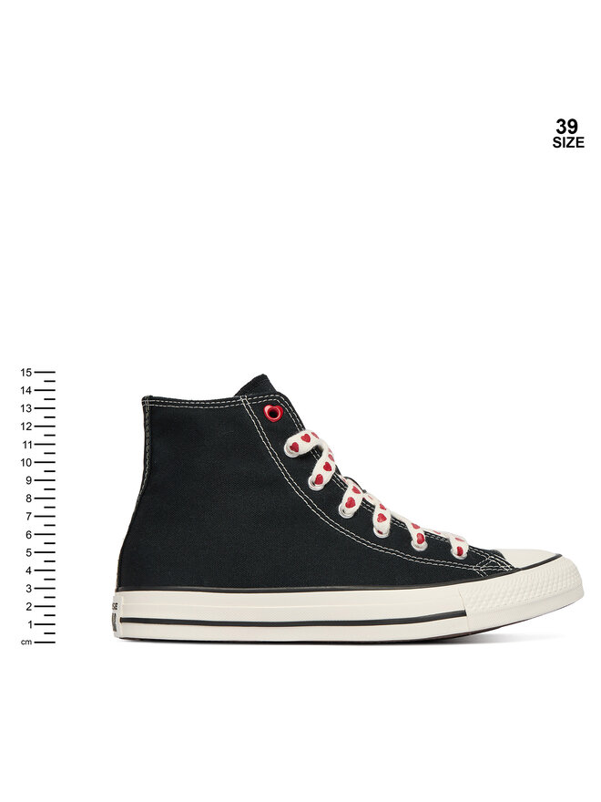 Converse Sneakers aus Stoff Converse Chuck Taylor All Star Hearts A19064C Schwarz