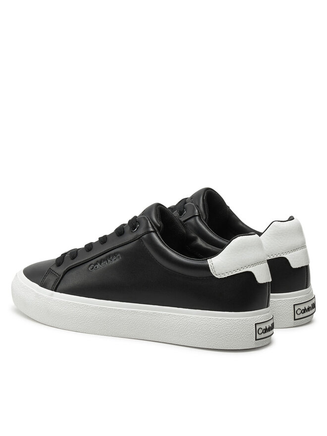 Calvin Klein Sneakersy Calvin Klein Vulc Lace Up Texture Fox - Lth HW0HW02439 Czarny