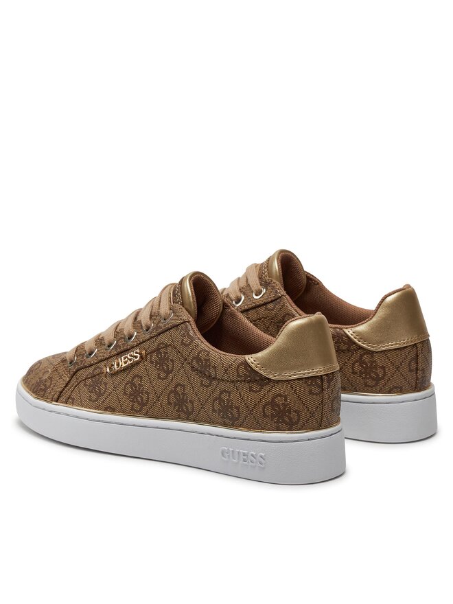Guess Sneakersy Guess Beckie FL7BKI FAL12 Hnědá