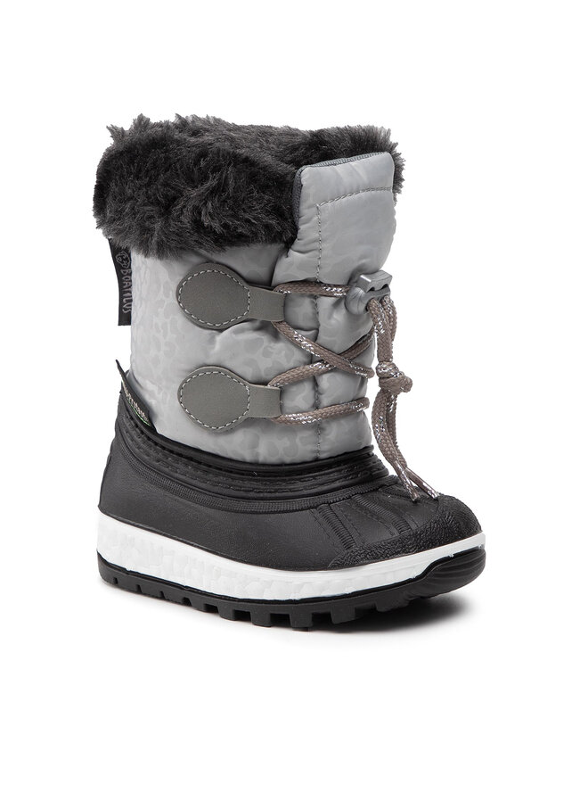 Boatilus Sniega zābaki Boatilus K Joggy Sport Lace NJ02 VAR.15ZV Pelēks