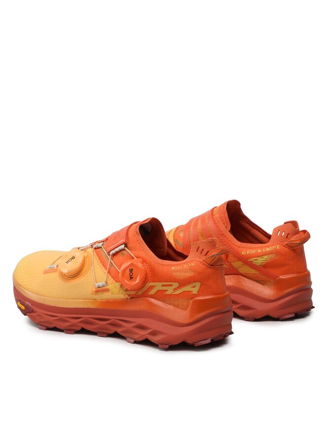 Altra Взуття для бігу Altra Mont Blanc Boa AL0A7R7D456-070 Оранжевий