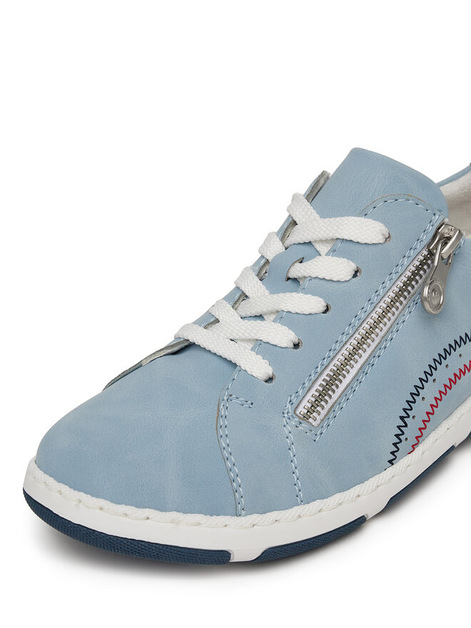 Rieker Sneakersy Rieker 42424-10 Modrá