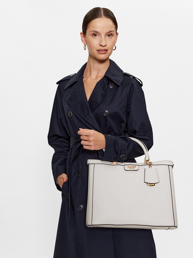 Handtasche Guess Eco Angy (EVG) HWEVG8 96523 Weiß | eschuhe.de