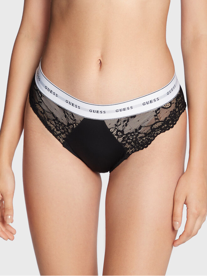 Guess Guess Klašične gaćice Belle O2BE08 KBBT0 Crna