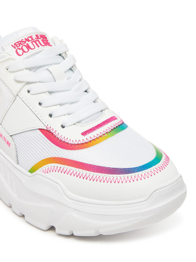 Versace Jeans Couture Sneakersy Versace Jeans Couture 78VA3SC4 Biały