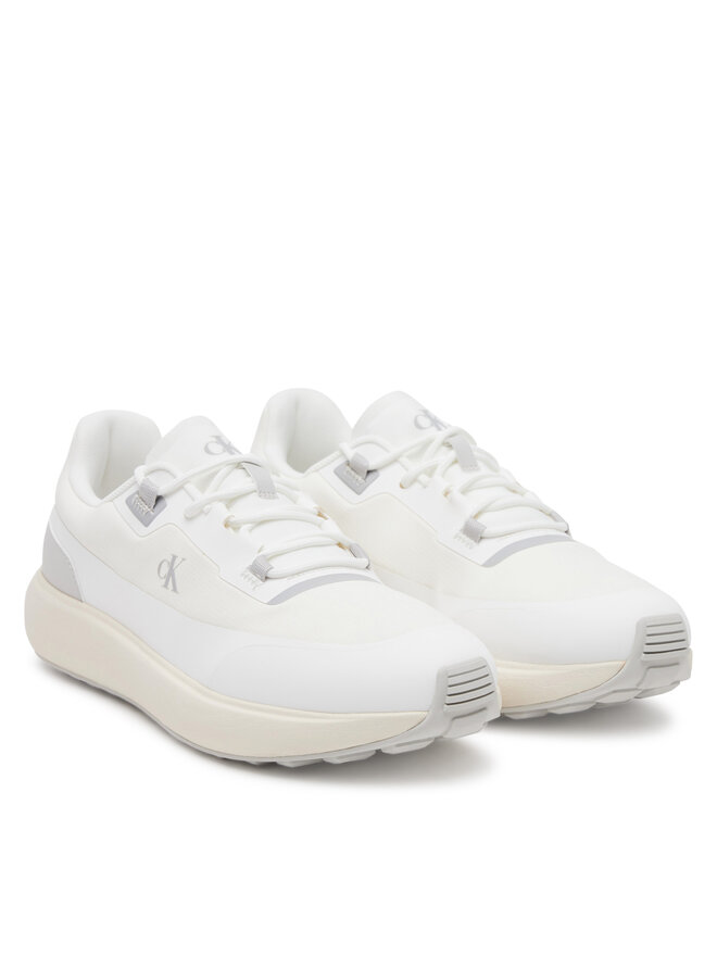 Calvin Klein Jeans Sneakersy Calvin Klein Jeans Athleisure Runner Tech Ripstop YM0YM01205 Biały