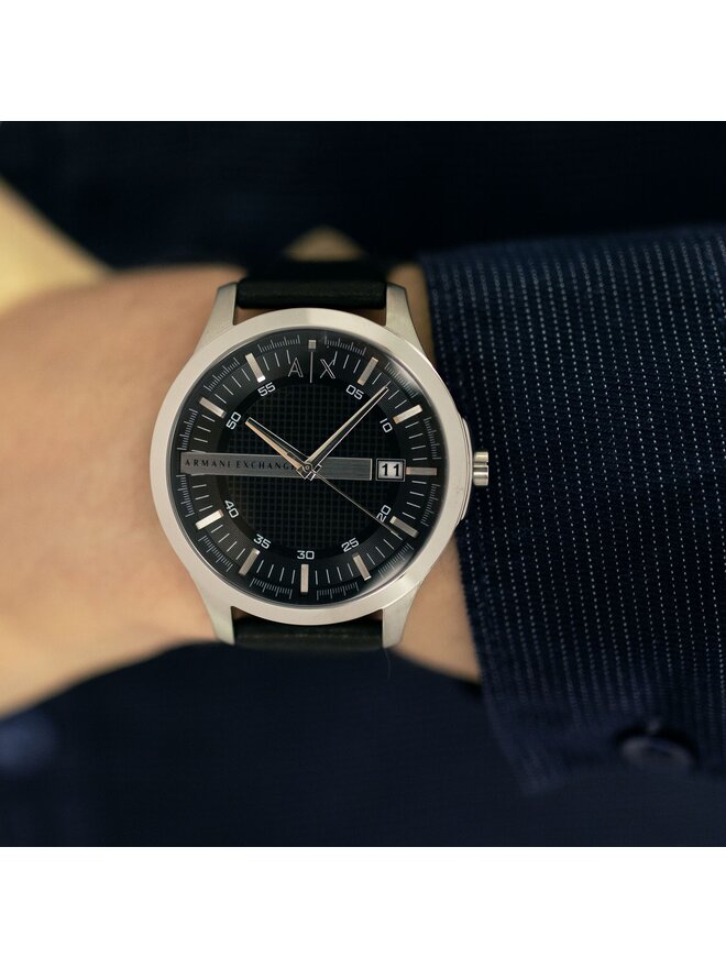 Armani Exchange Zegarek Armani Exchange Hampton AX2101 Czarny