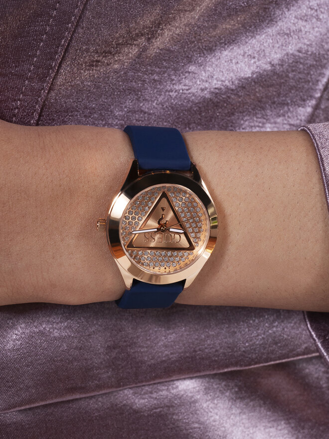 Guess Zegarek Guess GW0745L4 Niebieski