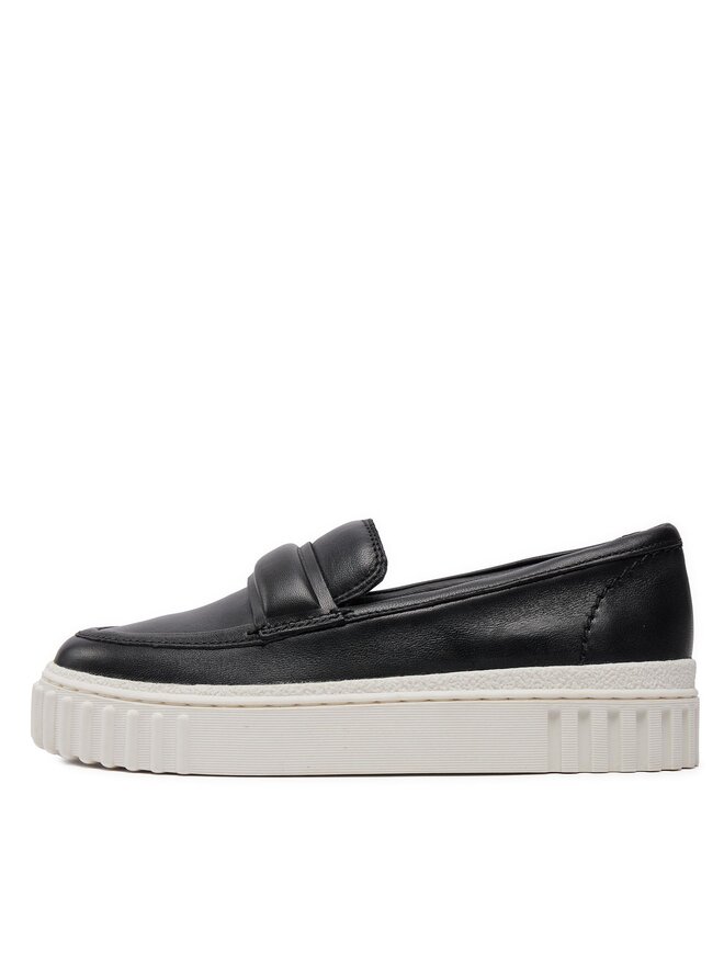 Clarks Félcipő Clarks Mayhill Cove 26176435 Fekete