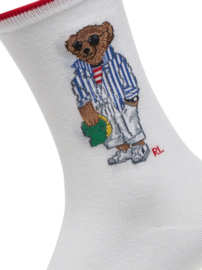 Polo Ralph Lauren 3er-Set hohe Damensocken Polo Ralph Lauren 455972027001 Beige