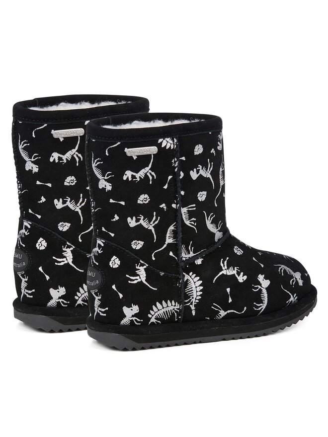 EMU Australia Schneeschuhe EMU Australia Reflective Dino Brumby K12948 Schwarz