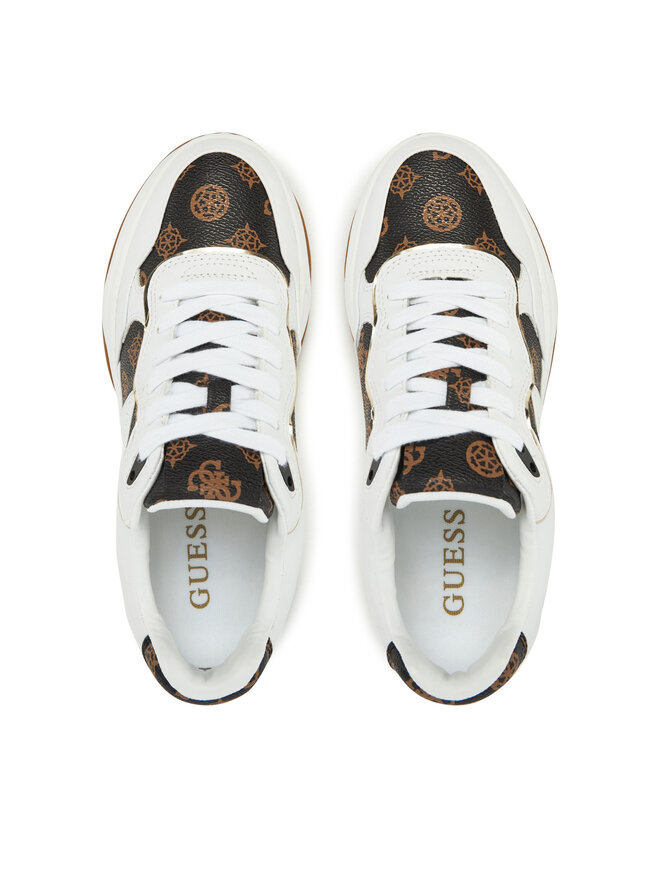 Guess Sneakersy Guess FLPHAP FAL12 Biały
