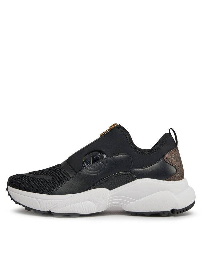 MICHAEL Michael Kors Снікерcи MICHAEL Michael Kors Sami Zip Trainer 43H3SMFSHD Чорний