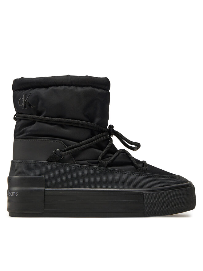 Calvin Klein Jeans Botine Calvin Klein Jeans Vulc Flatform Snow Boot Wn YW0YW01591 Negru