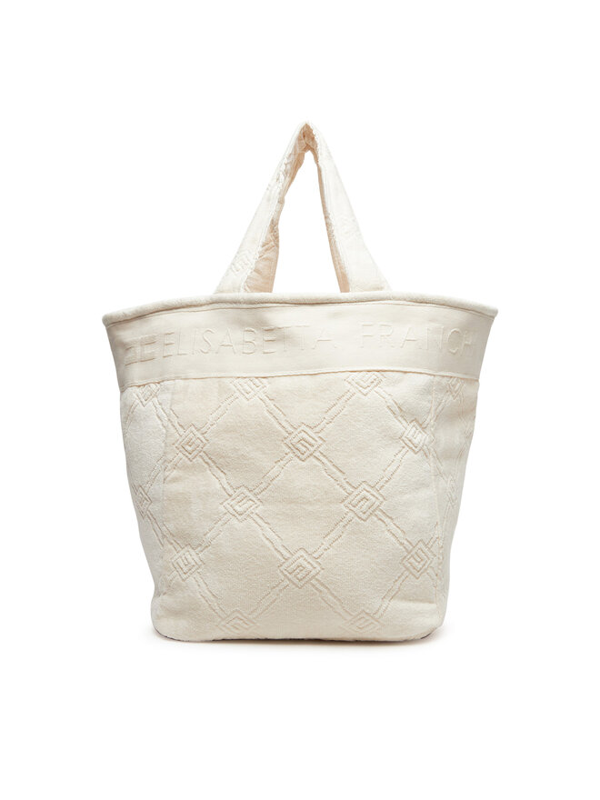 Elisabetta Franchi Geantă Elisabetta Franchi BS42F51E2 193 Écru