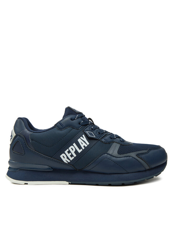 REPLAY Snīkeri REPLAY Adrien Game 4 Lace-Up GMS1D.000.C0055T Tumši zils