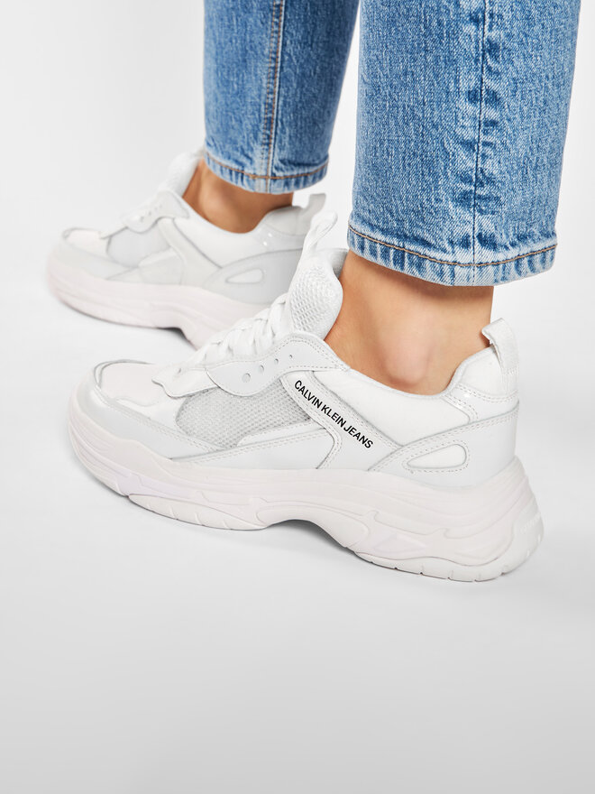 Sneakers Calvin Klein Jeans Maya R7797 WeiB de.eschuhe.ch