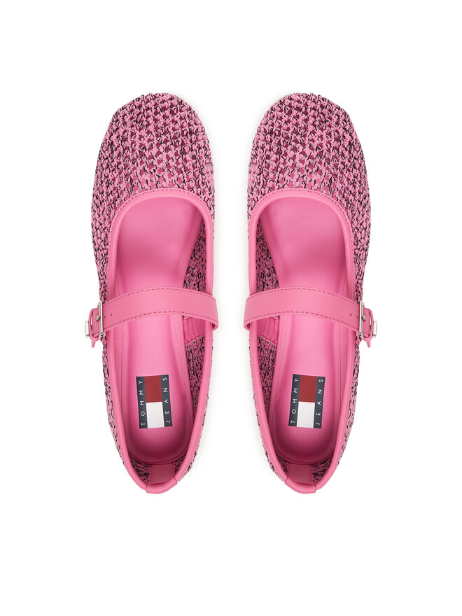Tommy Jeans Ballerinas Tommy Jeans Tjw Knitted Ballerina EN0EN03030 Rosa
