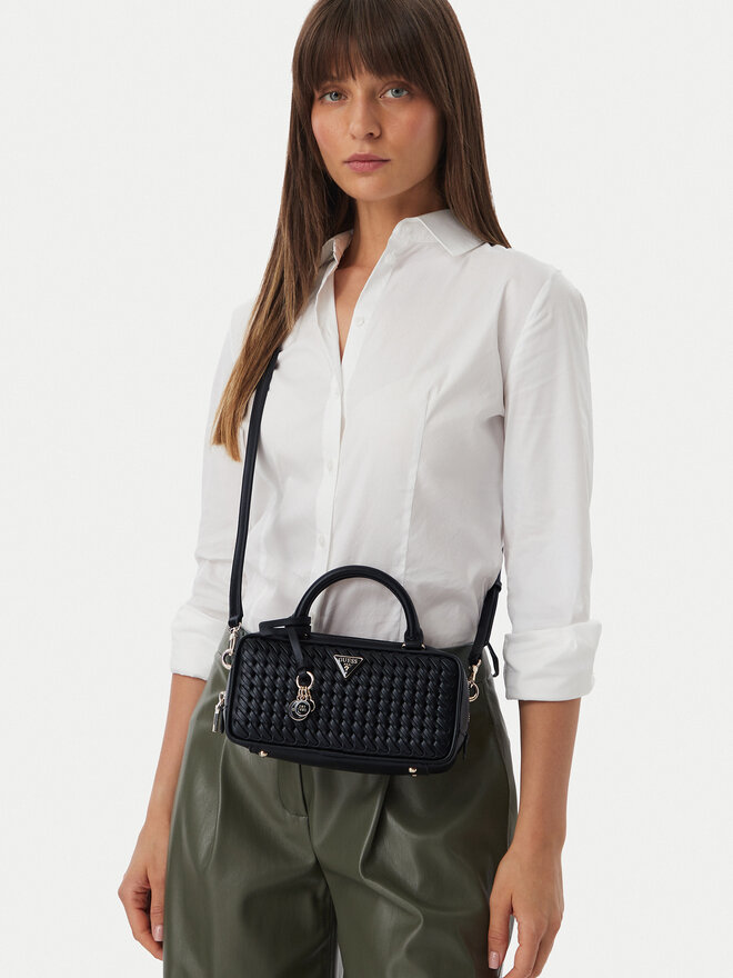 Guess Handtasche Guess Kora Mini HWWG97 48760 Schwarz
