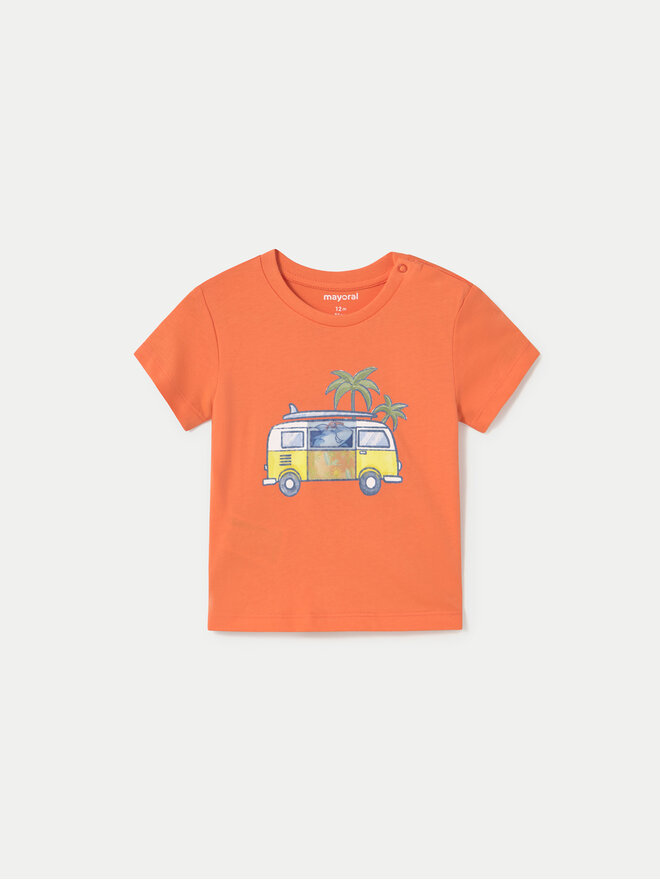 Mayoral Mayoral Camiseta 1063 Naranja Regular Fit