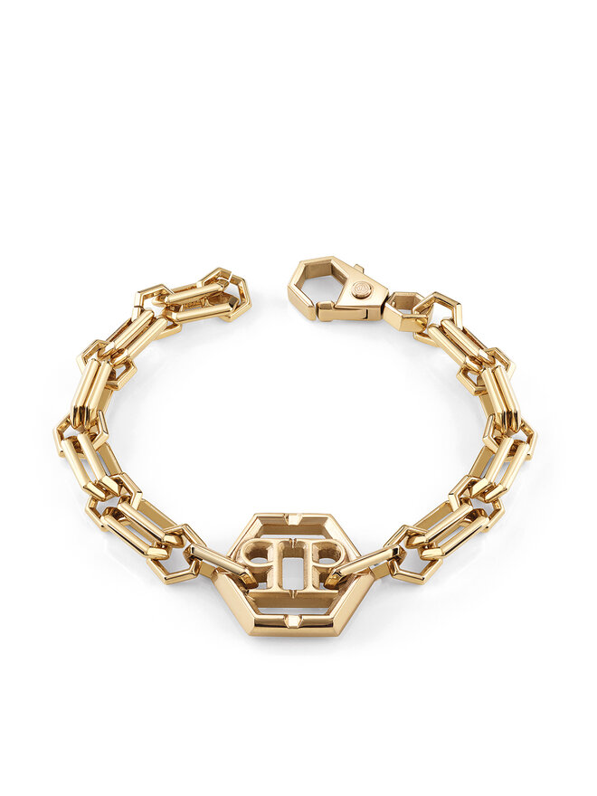 PHILIPP PLEIN Bransoletka PHILIPP PLEIN Plein Icon Chain PJ9EA06BU Złoty