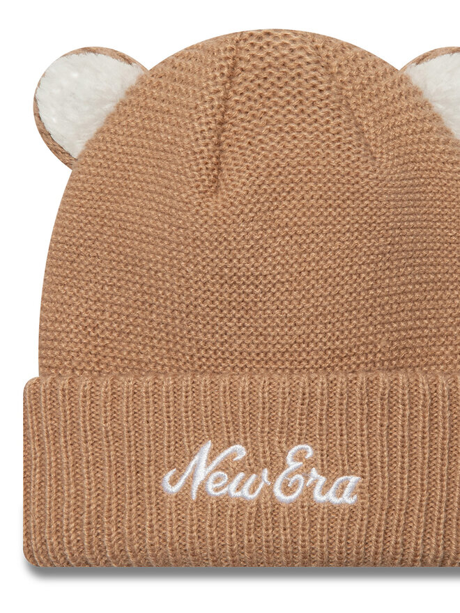 New Era Шапка New Era Teddy Bear Ears Cuff Knit Beanie 60580864 Кафяв