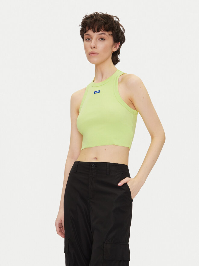 HUGO HUGO Top Baby Tank_B 50511450 Grün Slim Fit