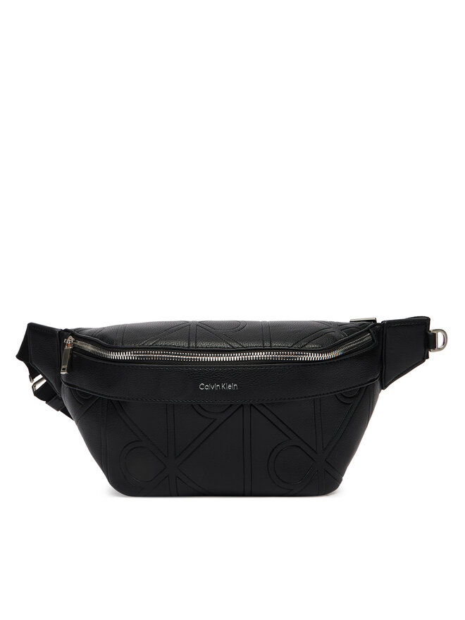 Calvin Klein Gürteltasche﻿ Calvin Klein Emblem Aop Emboss Waistbag LV04D3332G Schwarz