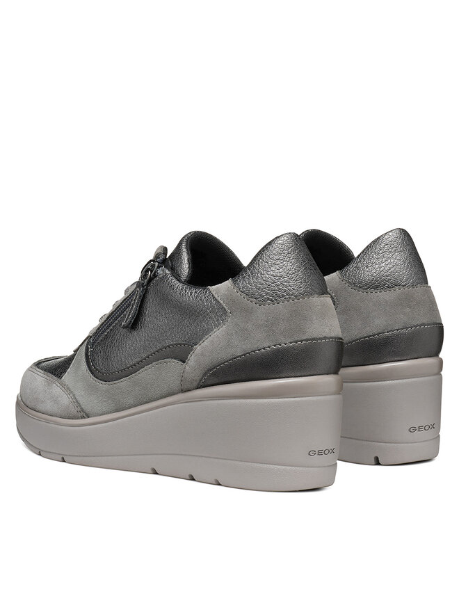 Geox Tenisice Geox D Ilde D46RAA 02N22 C9002 Siva