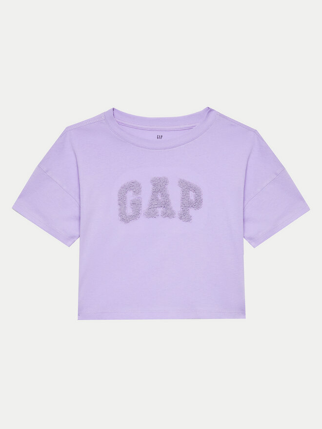 Gap Gap Marškinėliai 883128-01 Violetinė Relaxed Fit