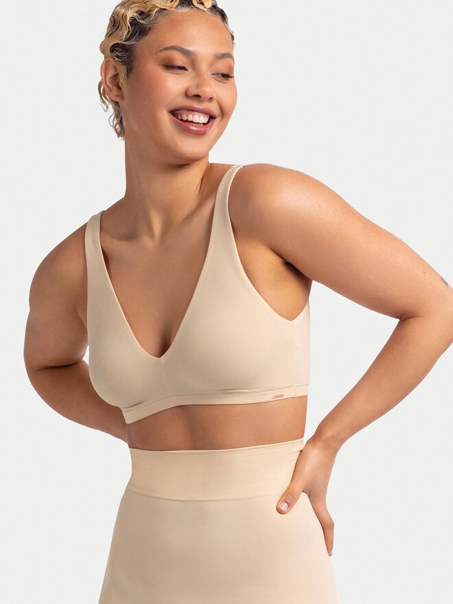 Dorina Dorina Bralette melltartó Essensual FXBR0052MI116 Bézs