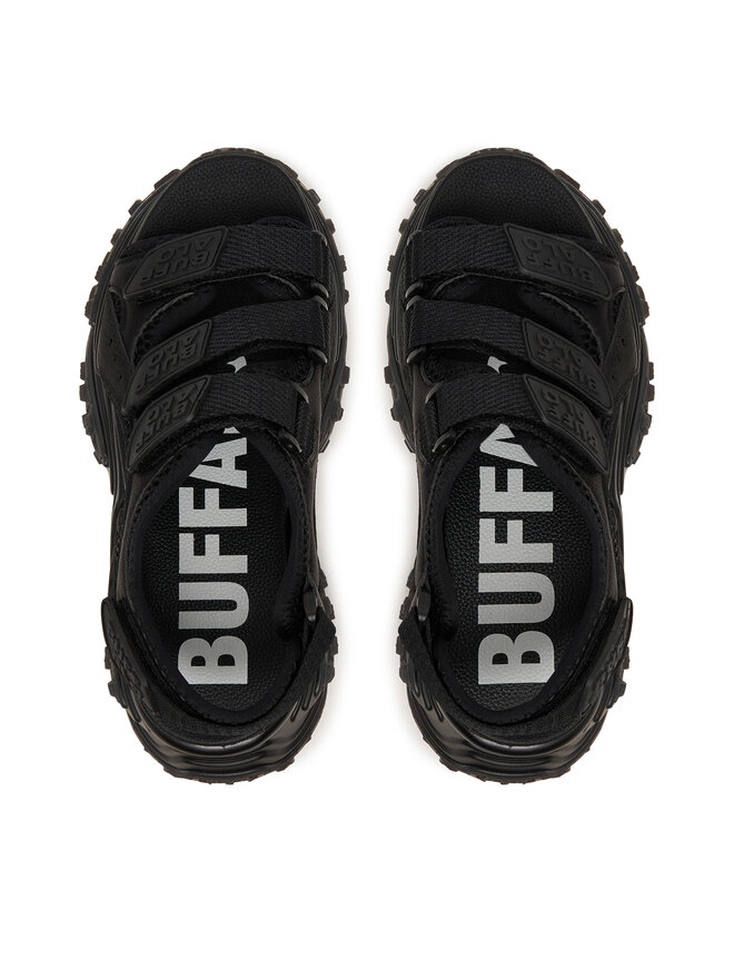 Buffalo Sandalen Buffalo Cerbo Sandal Track 1602366 Schwarz