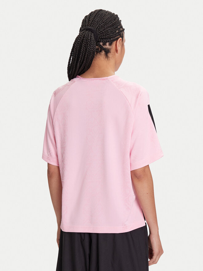 adidas adidas Póló Tiro x Common Goal Jacquard JL9213 Rózsaszín Loose Fit