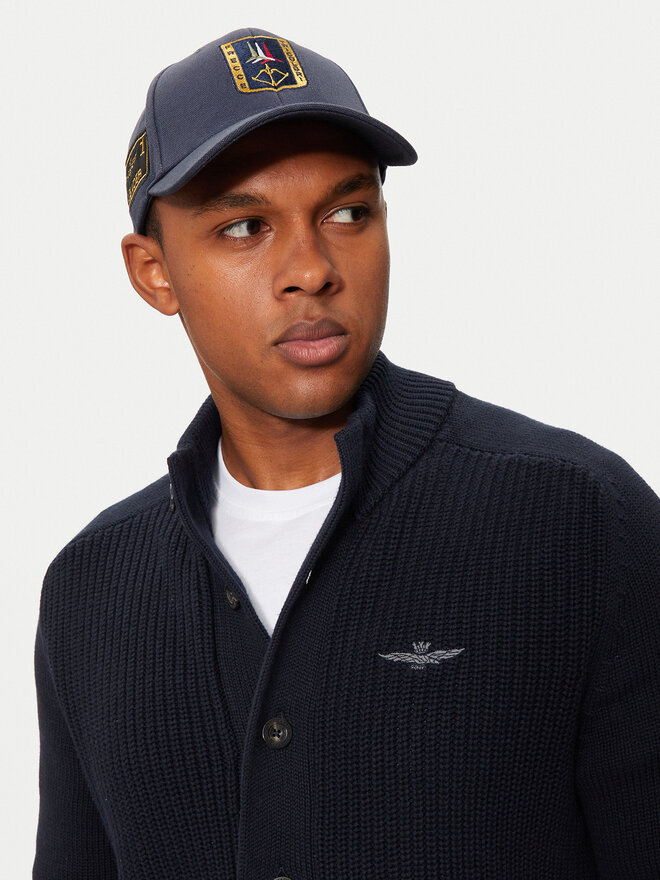 Aeronautica Militare Czapka z daszkiem Aeronautica Militare 242HA1150CT3043 Granatowy