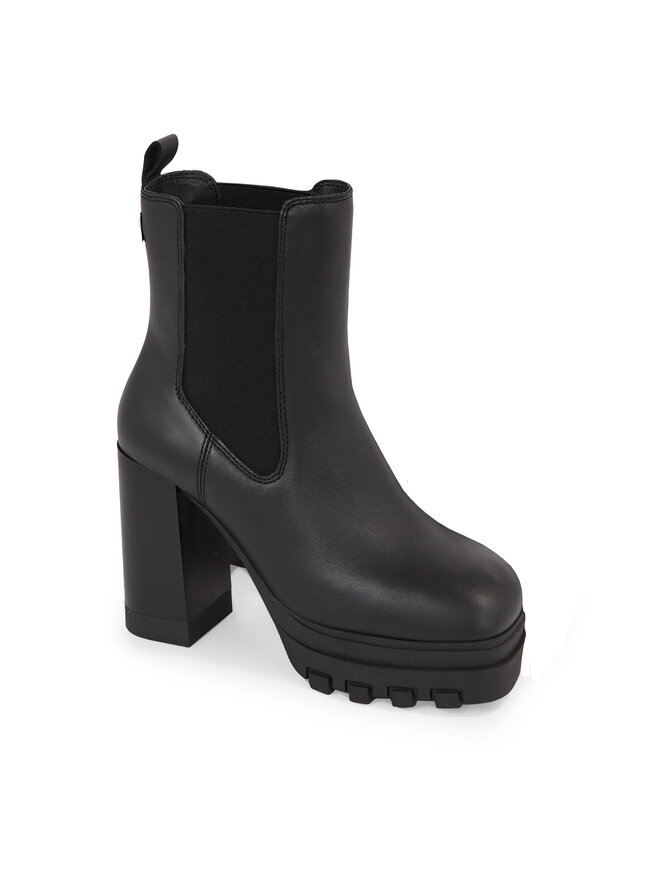 Tommy Jeans Bokacsizma Tommy Jeans Tjw High Heel Chelsea EN0EN02306 Fekete