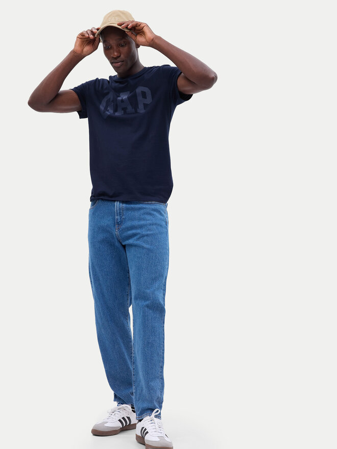 Gap Gap Póló 663921-03 Sötétkék Regular Fit
