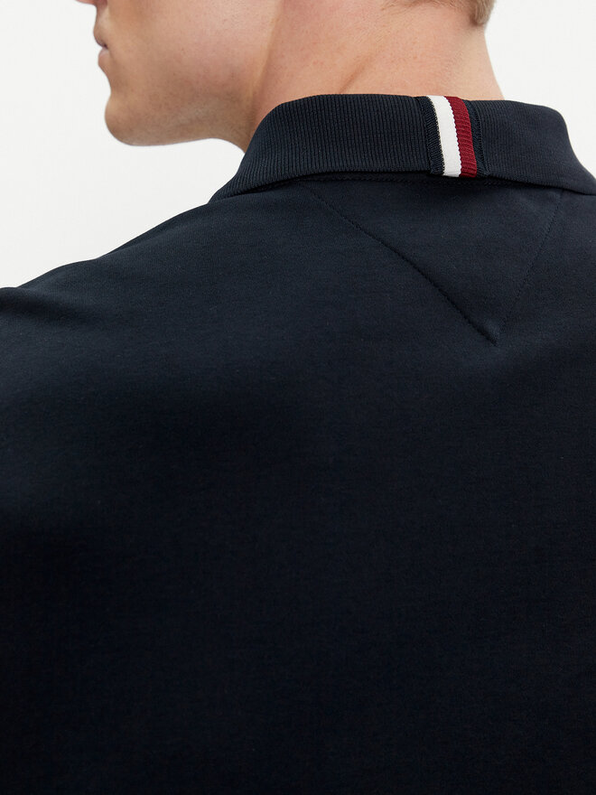 Tommy Hilfiger Tommy Hilfiger Pólóing Interlock MW0MW34783 Sötétkék Regular Fit
