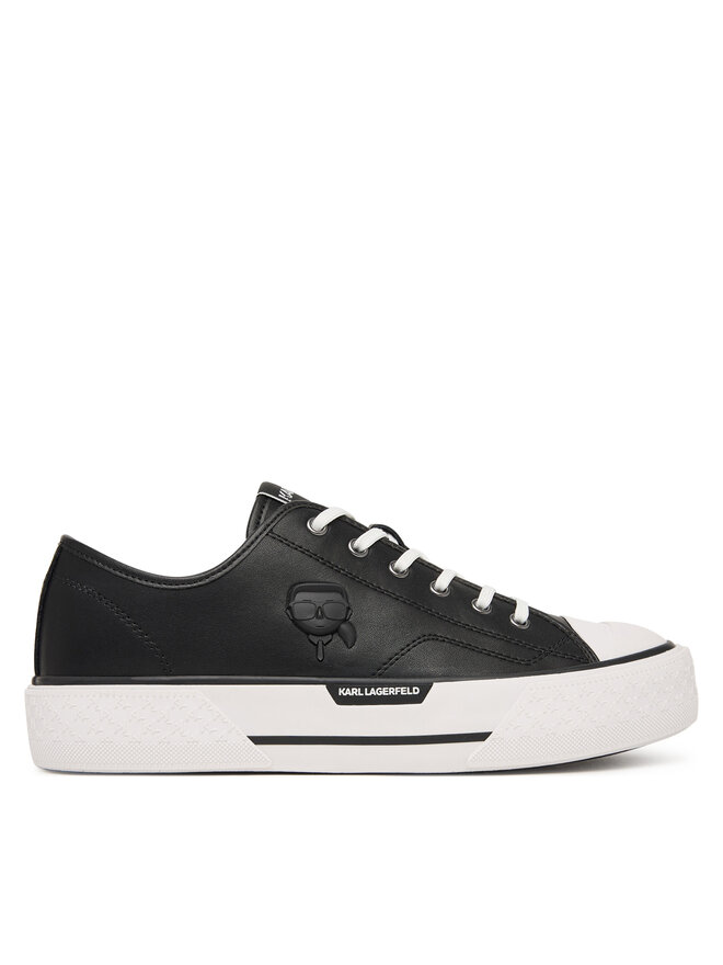 KARL LAGERFELD Sneakers aus Stoff KARL LAGERFELD Kampus Max III KL50470N Schwarz
