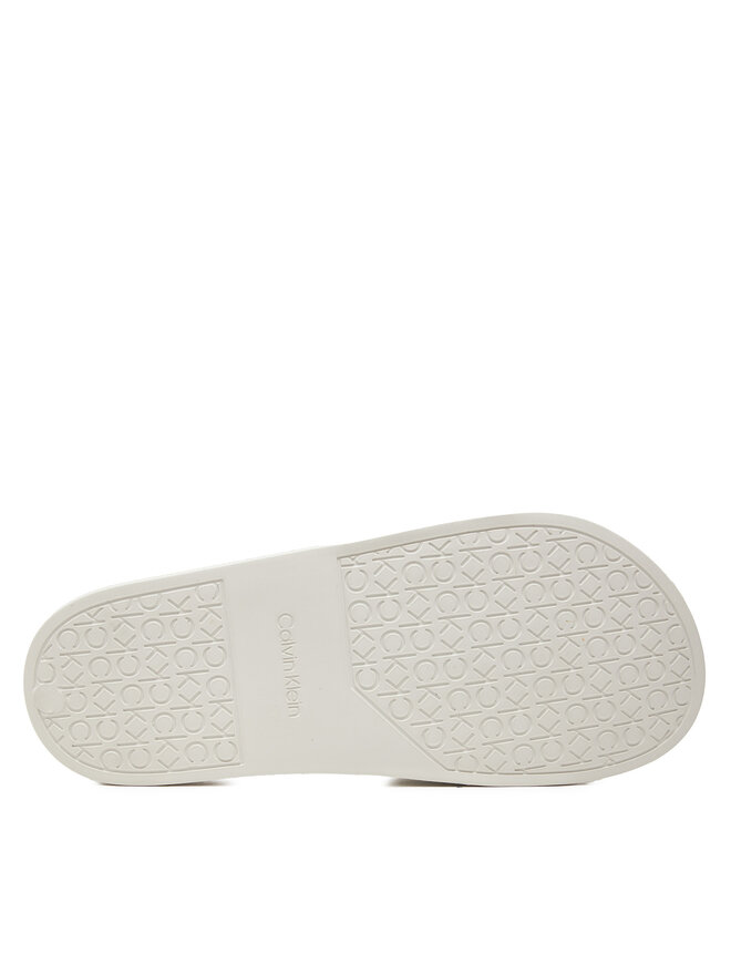 Calvin Klein Iešļūcenes Calvin Klein Slide Saff Mono HW0HW02106 Balts