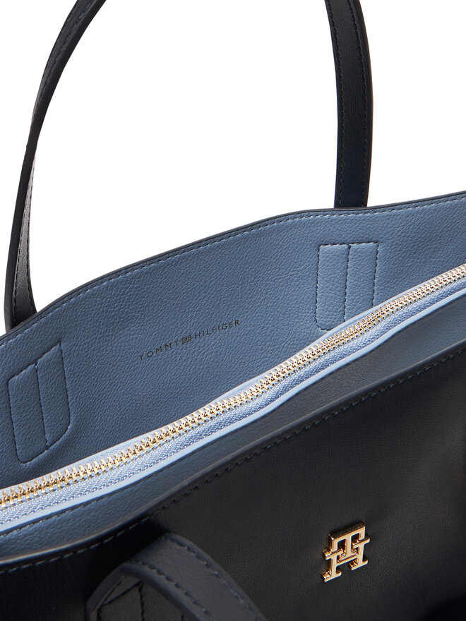 Tommy Hilfiger Táska Tommy Hilfiger Th Icon Satchel AW0AW17683 Sötétkék