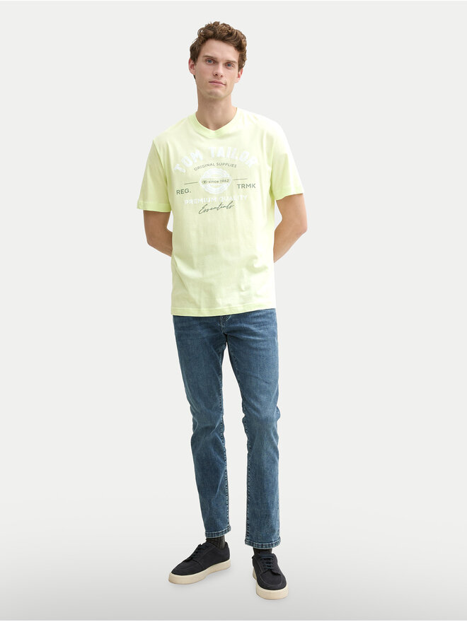 Tom Tailor Tom Tailor Marškinėliai 1037735 Žalia Regular Fit