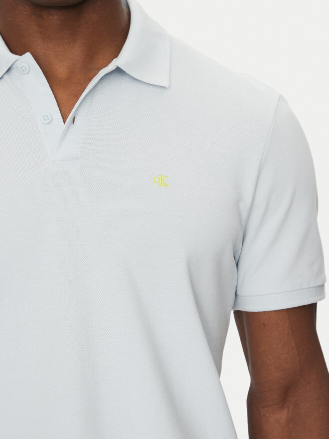 Calvin Klein Jeans Calvin Klein Jeans Поло LV040EM269 Блакитний Regular Fit